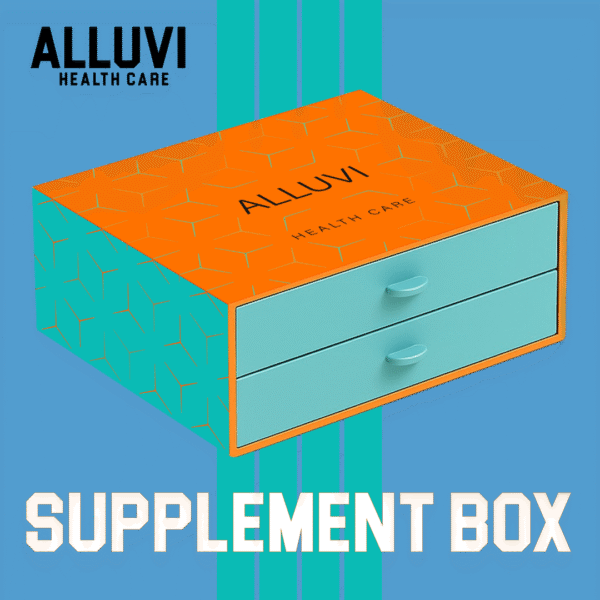 Alluvi Supplement Box peptide products available from AlluviCare UK